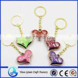 Wholesale Custom Cheap Love Shaped Plastic Key Chain,alphabet Charms for Promotion