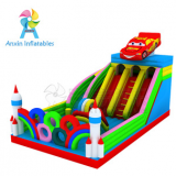 Kids mobile car design inflatable fun city amusement park