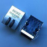 WE 74990111215A YKJD-8149B Through Hole Tab Down 100 Base-T 1 Port RJ45 Magnetic Modular Jacks thumbnail-1