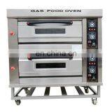 Wholesaler Commercial Bread Making Machines, 2-layer 4-tray Gas Bread Pizza Baking Gas Oven