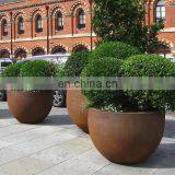 Corten Steel Planters Orb Corten Planters for Garden thumbnail-3