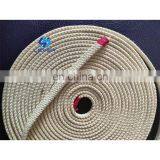 Customized 12 * 4mm Kevlar Braided Cord Rope Used on Glass Tempering Plant Quenching Section thumbnail-2