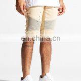 DiZNEW 2019 USA Khaki Paint Biker Denim Shorts for Men thumbnail-3