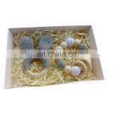 Safe Kawaii Bunny Ear Ring Cotton Yarn Hand Crochet Rattle Teether Toy thumbnail-4