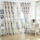 Wholesale High Quality American Rural Style Cotton and Linen Plant Printed Semi-shading Blackout Curtain thumbnail-2