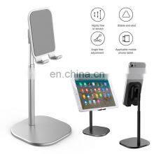 Cellphone Tablet Laptop Stand Go Up and Down Mobile Phone Case Charging Cable Holder Wireless Charger Black Silver thumbnail-3