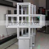800*800 Outdoor Waterproof Wireless LED Pharmacy Cross Display Sign thumbnail-2