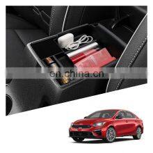Interior Accessories Parts Silicone Armrest Rest Storage Box Center Control Console Organizer Tray For Kia K3 Forte 2021