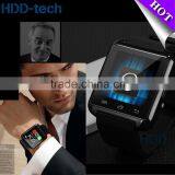 U8 Bluetooth Smart Wrist Watch Phone Mate For IOS Android Samsung HTC Iphone Bluetooth Watch Black thumbnail-2