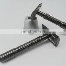 Female 10cm Gun Black Personalized Closed Comb Safety Razor With Tiwn Blade thumbnail-3