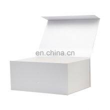 Wholesale Online Store Gift Shop Products Packaging Square White Folding Gift Boxes With Ribbon thumbnail-2