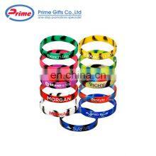Wholesale Colorful Custom Silicone Bracelet Wristband thumbnail-2