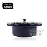 FDA Approved Trionfo Blue Pot Pre-seasoned Cast Iron Cookware Enameled Casserole Hot Pot