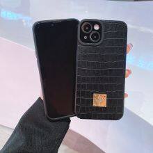 New Luxury Maple Leaf TPU Crocodile Skin Cellphone Cover Case Fall Proof Case Packaging For Iphone 7 8P Xr 11 12 13 14 Pro Max thumbnail-5