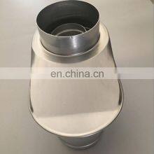 60/100mm Deep Drawing Aluminum Flue Pipe Adapter for Gas Boiler thumbnail-4