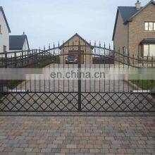Beautiful Galvanized Wrought Iron Gate Forged Interior Gate for Garden thumbnail-5