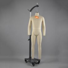 Professional Male Mannequin Full Body Dress Form w/ Collapsible Shoulders and Removable Arms