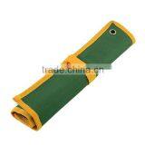Portable Folding Roll Up Tool Bag 8 Pocket Green Polyester Spanner Plier Wrench Storage Tool Roll Pouch thumbnail-5