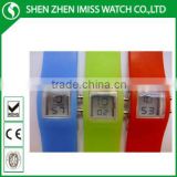 Colorful promotional silicone watch with cheap pric