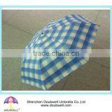 Fold Umbrella and Check Gingham Printed Umbrella
