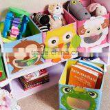 Cartoon Animal Multifunction Non Woven Fabric Organizer Box Storage Bins thumbnail-2