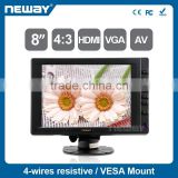 New design Industrial vga lcd monitor with Led backlight