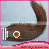 2015 Hot Selling 5A Grade Quality Pu/Tape Hair Extension Real Peru Human Hair Extension thumbnail-2