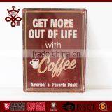 Vintage Wall Decor Coffee Theme Tin Poster 20X30CM Shabby Chic Metal Plaque thumbnail-2