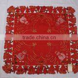 100% Polyester Embroidered Table Cloth for Christmas thumbnail-2