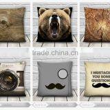 High Quality Fashion Pug Dog Design 3d Digital Print Pillowcases Fullprint Decorative Throw Pillow Covers Seat Cushion Cover thumbnail-4