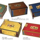 luxury spanish cedar wood cigar box