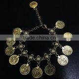 >>New Design Punk Style Statement Boho Coin Bracelet Jewelry/ thumbnail-2
