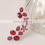 Platinum Plated Elegant Style Floral in 3 Colors Brooch With AAA+ Cubic Zircon Micro Pave Setting for Women and Men in 4 Colors thumbnail-3