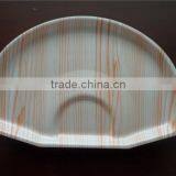 Wood Grain ps Foam Meat Packaging Trays