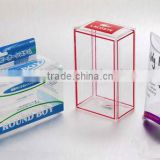 New 2016 custom women men underwear t-shirt plastic packaging boxes made in China