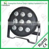 Latest Hot Sale Lowest Price 9pcs*10W dj Disco New Led Slim Par Light