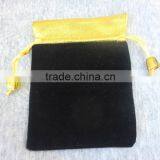 Professional Gold Microfiber Top Mini Velvet Bag Soft With Aglets thumbnail-5