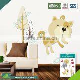 Top Sale Repositionable Custom Home Decoration Bathroom Waterproof Mirror Decorative Wall Paper Sticker Clork thumbnail-1
