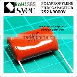 High Voltage Capacitor 252J 3KV Polypropylene Film Capacitor