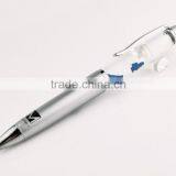Liquid Floating Pen in Ballpoint Pens Plastic Silver