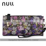 Beautiful Flower Printed Design Cell Phone Holder Wrist Lady Purse