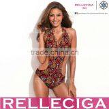 RELLECIGA One-piece Series - Gypsy Style Pattern Digital Print Swimwear