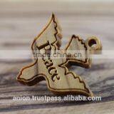 Olive Wood Small Jerusalem Jewelry Dove Pendant thumbnail-3