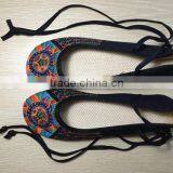 Plus Size New Fashion Women's Shoes Old Peking Flats,Ladies Embroidery Soft Sole Lace-Up Casual Shoes Zapatos Mujer thumbnail-4