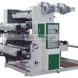 YT-2600 Two Colors Plastic film roll to roll flexographic printing machine