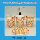 Simple Design Ceramic Hotel Bathroom Accessories for Wholesale thumbnail-3