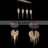 Turkish Hand Blown Glass Round 7 Lights Chandelier Noble Flush Mounted Ceiling Lamp Romantic Hotel Bar Ceiling Lamp thumbnail-3