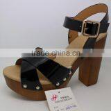 Cx342 Women Wooden Heel Sandals thumbnail-6