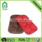 100% Food Grade Easter Egg Silicone Cake Mold Muffin Pan Cupcake Mold thumbnail-3