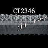 New Design French Cotton Lace Trim for Garments CT2346 thumbnail-1